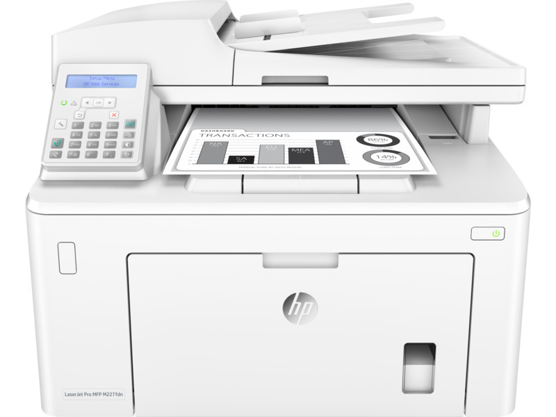 HP МФУ Лазерное LaserJet Pro M227fdn, белый #1