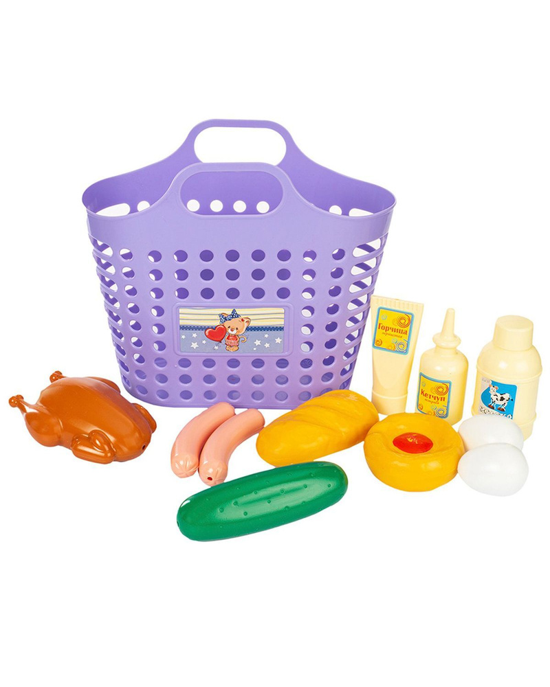 Игровой набор "Продуктовая корзинка" 12 предметов У893 - купить с ...