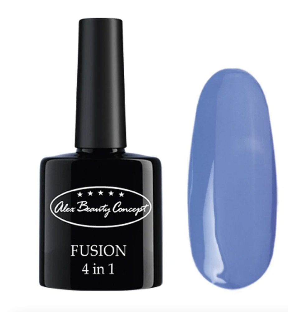 Alex Beauty Concept гель лак для ногтей FUSION 4 IN 1 GEL, 7.5 мл., цвет голубой.  #1