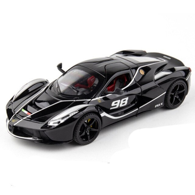 Модель автомобиля Ferrari La Ferrari 1/24 черная 20.8 см #1