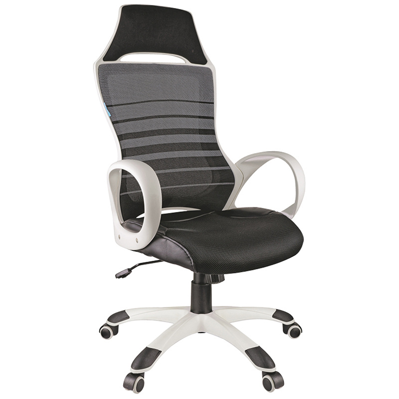 Компьютерное игровое геймерское офисное кресло (стул) с подлокотниками Helmi HL-S05 "Podium", ткань/сетка/экокожа #1