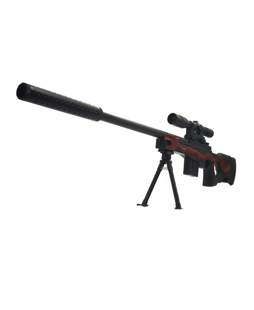 Ружье пневматическое детское АВП стреляющее пульками 6мм от MK Toy / Снайперская винтовка AWP Кемпер #1