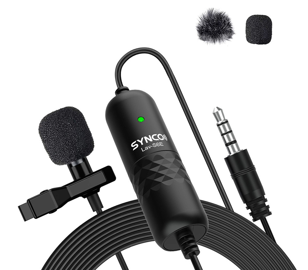SYNCO Микрофон Lav-S6E петличный, черный #1