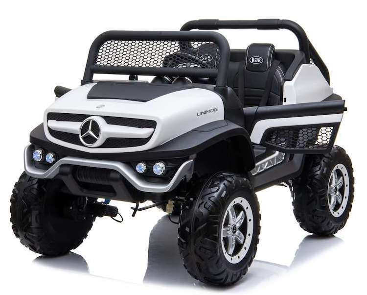 Двухместный Электромобиль Mercedes-Benz Unimog Concept P555BP 4WD Белый #1