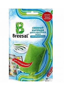 Breesal Сменный картридж для био-поглотителя запаха для холодильника 80 гр  #1