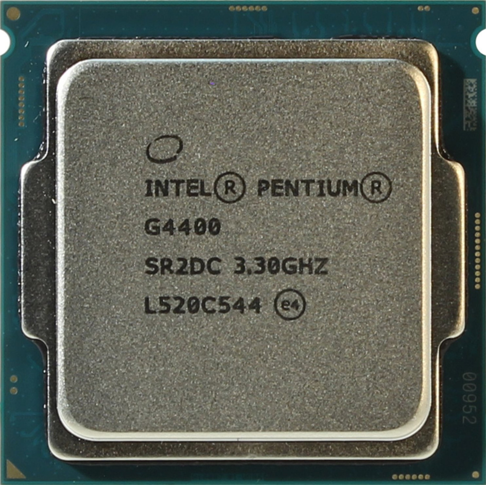 Процессор Socket LGA 1151 v1 Intel Pentium G4400 ( 2 ядра / 2 потока / 3300 МГц / 3,3 ГГц / 54Вт / 54W #1
