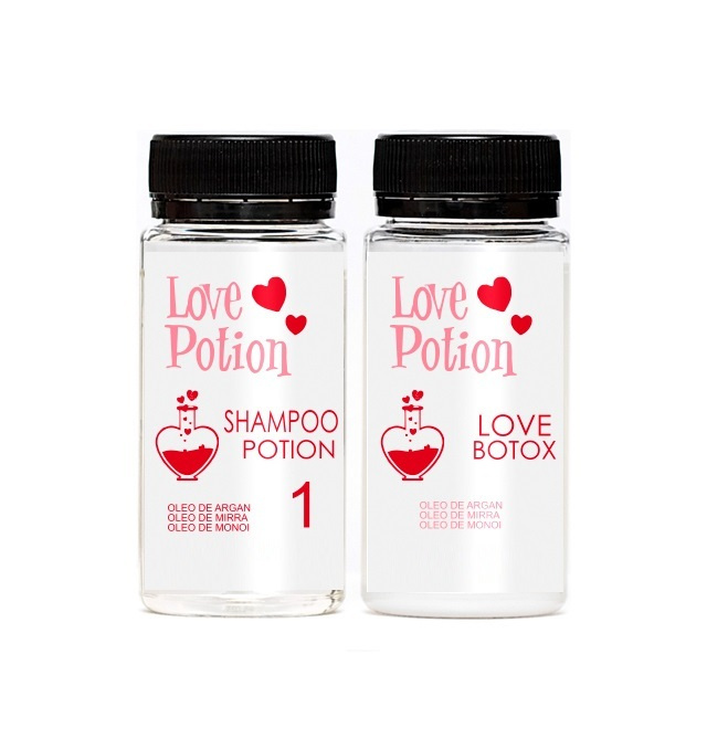 Ботокс для волос LOVE POTION TOX, набор по 100 ml .Маска термоактивная.  #1