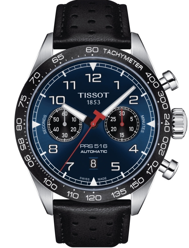 Швейцарские механические часы с автопозаводом Tissot PRS 516 Automatic Chronograph T131.627.16.042.00 #1