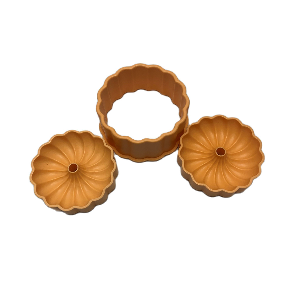 Литая Форма для бомбочек "Зефирный пончик 8 см"/Пластиковая форма  #1