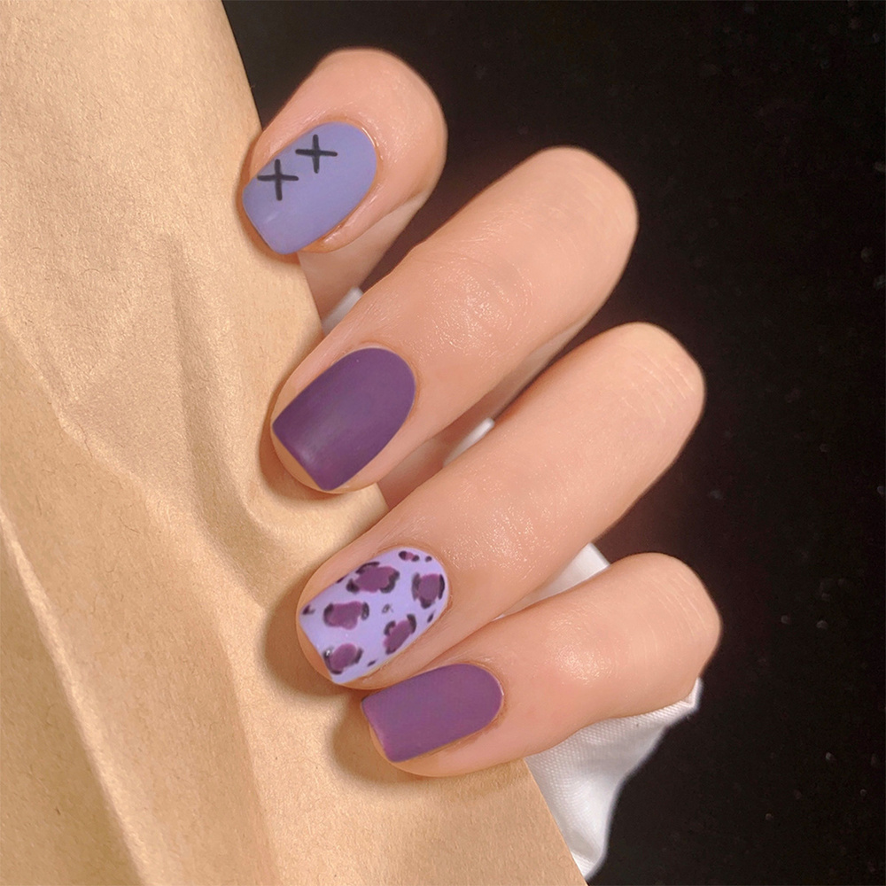 TATTS накладные ногти "Blueberry" (24 типсы + клеевые стикеры + пилочка)  #1