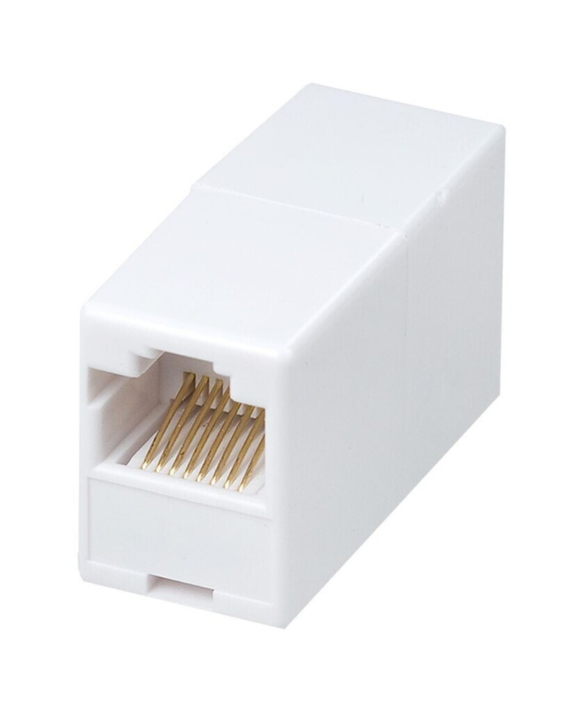 Соединитель витой пары проходной RJ45 - RJ45, 100 шт - купить с ...