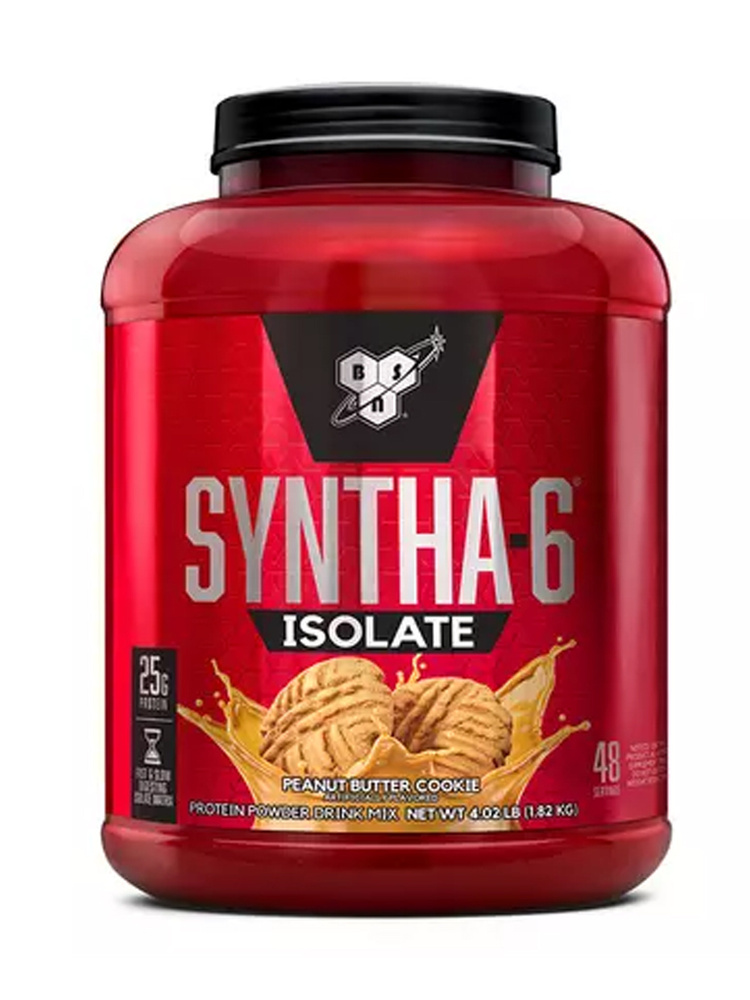 Изолят протеина + BCAA BSN Syntha-6 Isolate 1820 гр Печенье с арахисовым маслом  #1