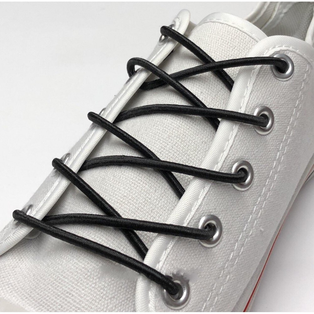 Шнурки эластичные Шнурки-резинка 60 см 1 пара / черные #1