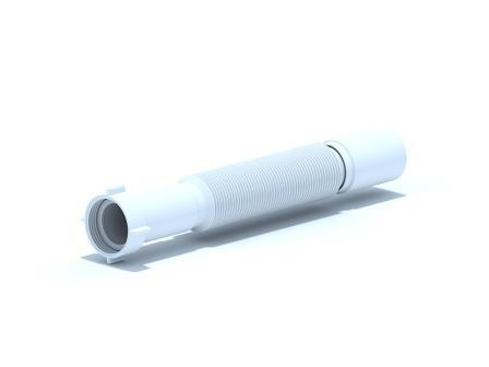 Гибкая труба для подключения умывальника к системе канализации 1.1/4" x 32, труба для сифона, труба для #1