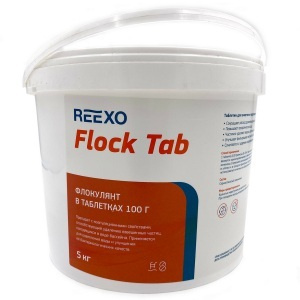 Флокулянт Reexo Flock Tab в таблетках по 100 гр, 5 кг #1