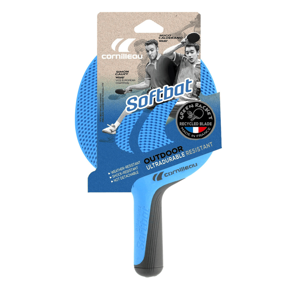 Ракетка для настольного тенниса Cornilleau SOFTBAT Blue всепогодная  #1