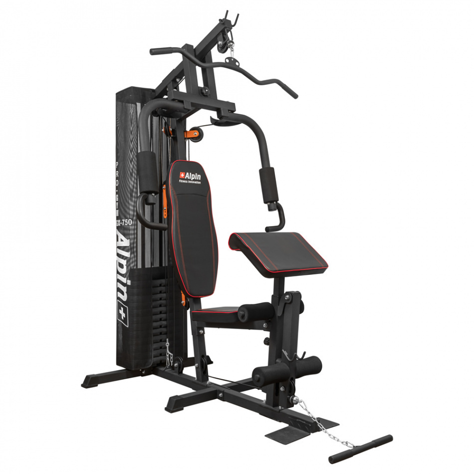 Силовой тренажер ALPIN PRO GYM GX-750 спортивная мультистанция, силовой  комплекс для домашних тренировок, многофункциональный комплекс для всех мышц  купить по низкой цене с доставкой в интернет-магазине OZON (696987678)