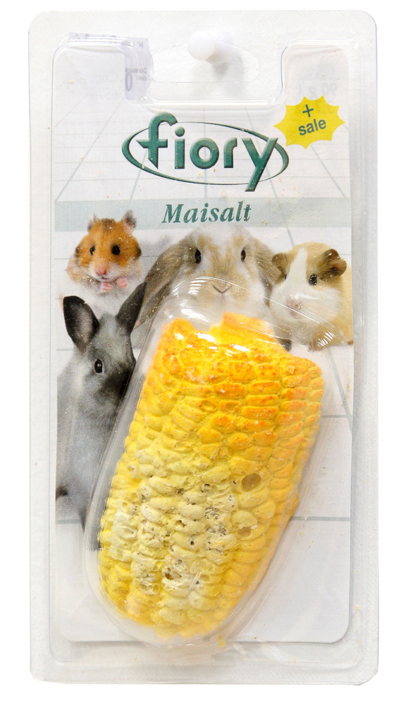 Fiory био-камень для грызунов Maisalt с солью в форме кукурузы 90 г  #1