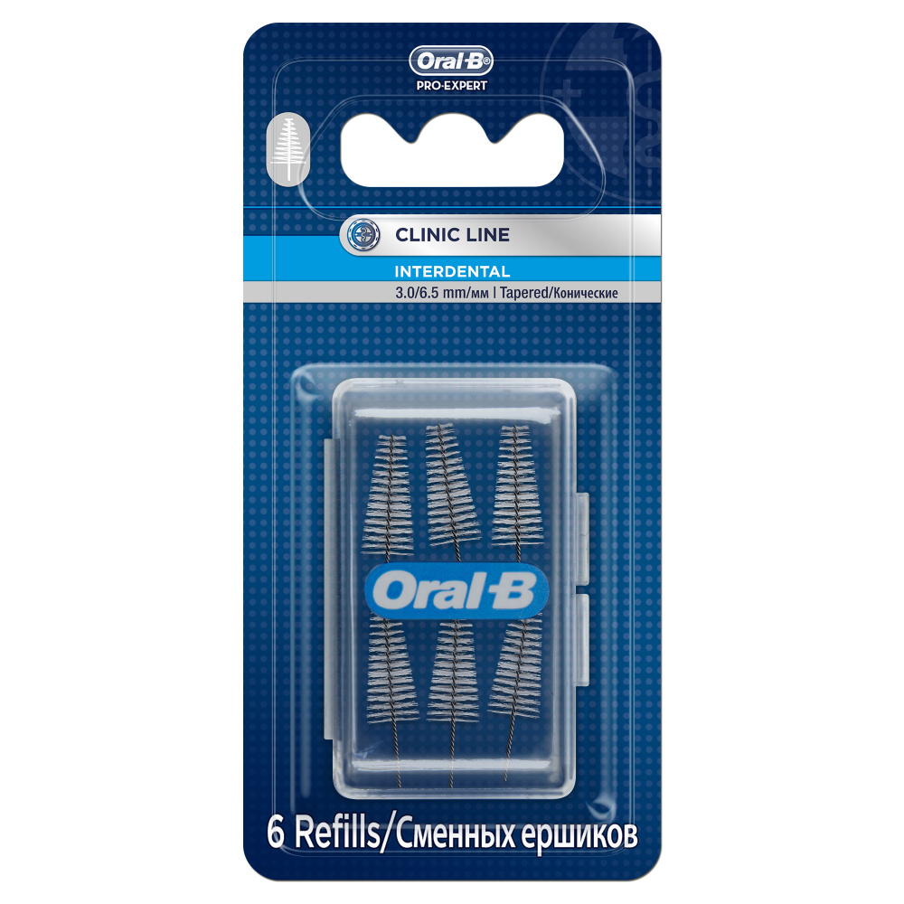 Oral-B PRO-EXPERT Clinic Line Сменные интердентальные ёршикидля межзубной щетки 6 шт  #1