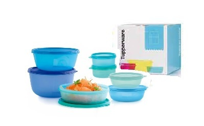 Tupperware Контейнер пищевой, 2000 мл, 1500 мл, 1000 мл, 600 мл, 300 мл, 200 мл, 7 шт  #1