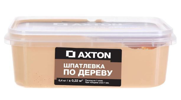 Шпатлёвка Axton для дерева 0.4 кг сосна #1