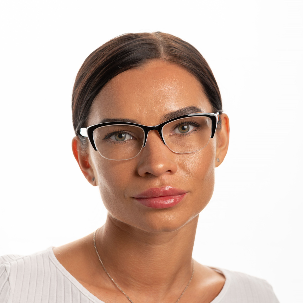 Готовые очки для зрения с диоптриями +3.75 корригирующие женские