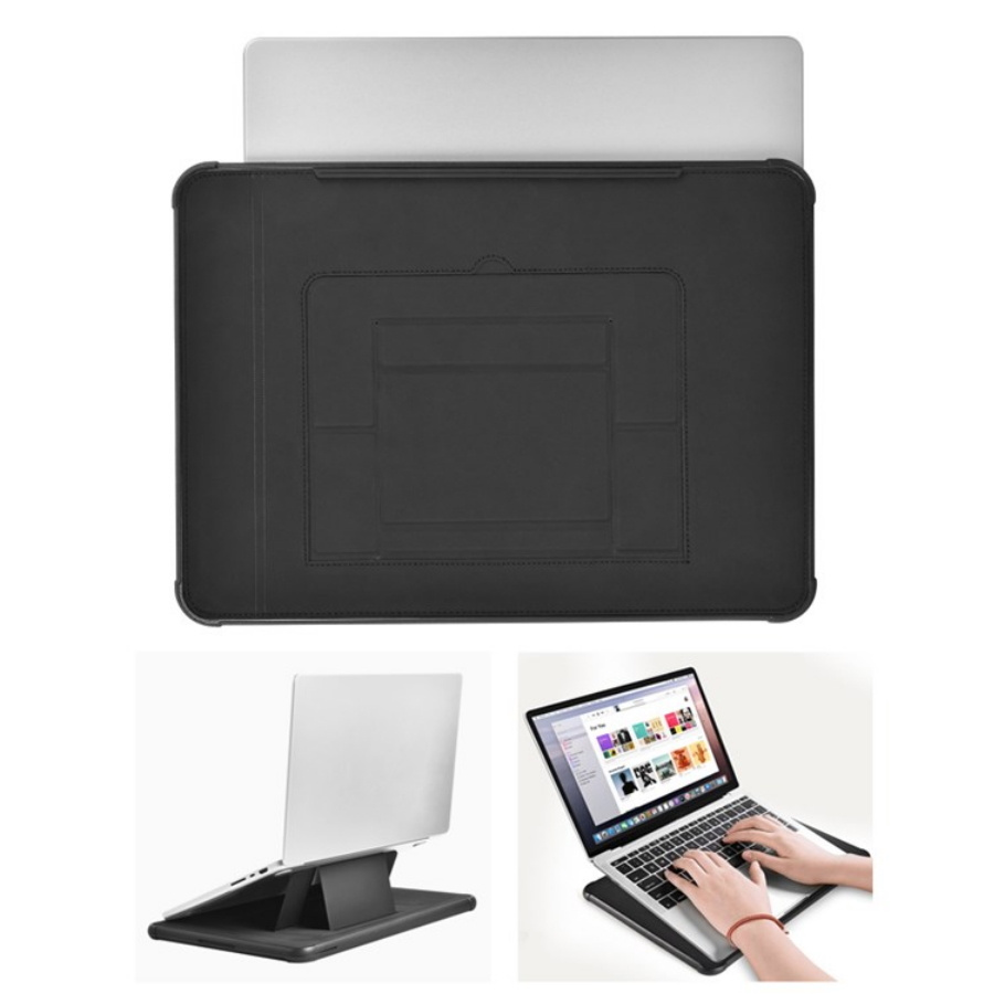 Ультратонкий чехол для ноутбука WiWU Defender Stand Case для Laptop / UltraBook 13.3'' Black  #1