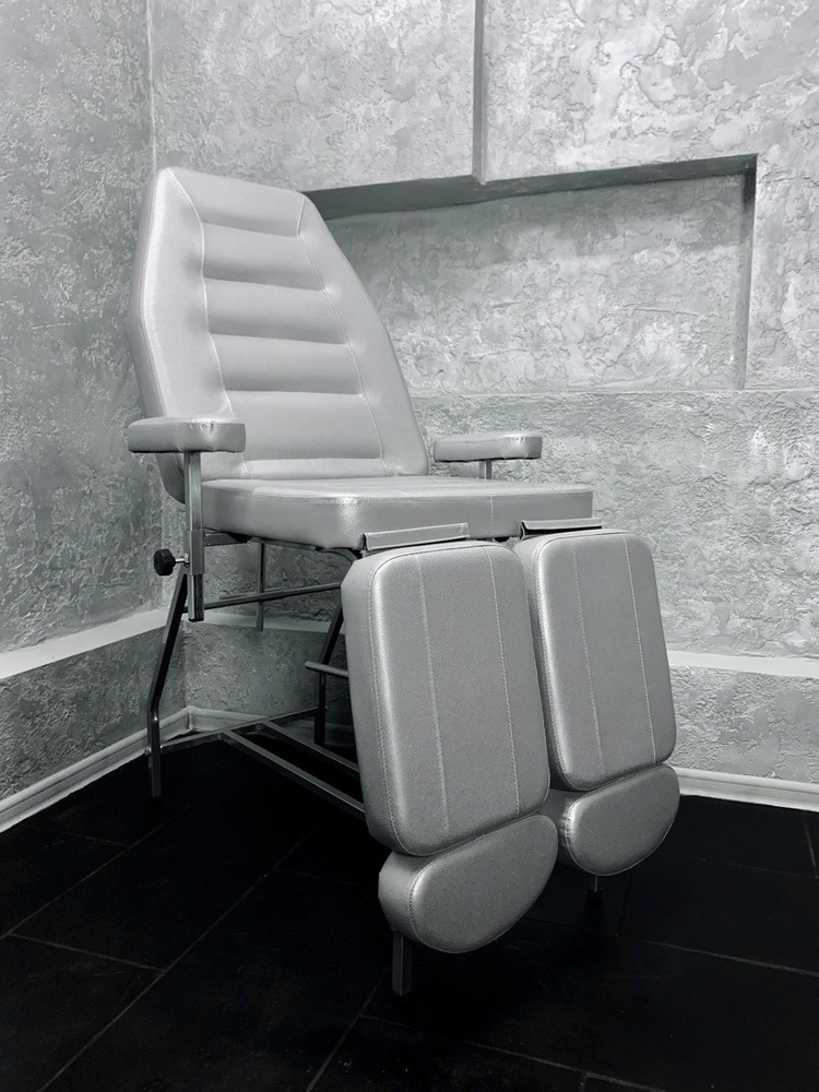 Педикюрное кресло Verto Classic, серебро #1