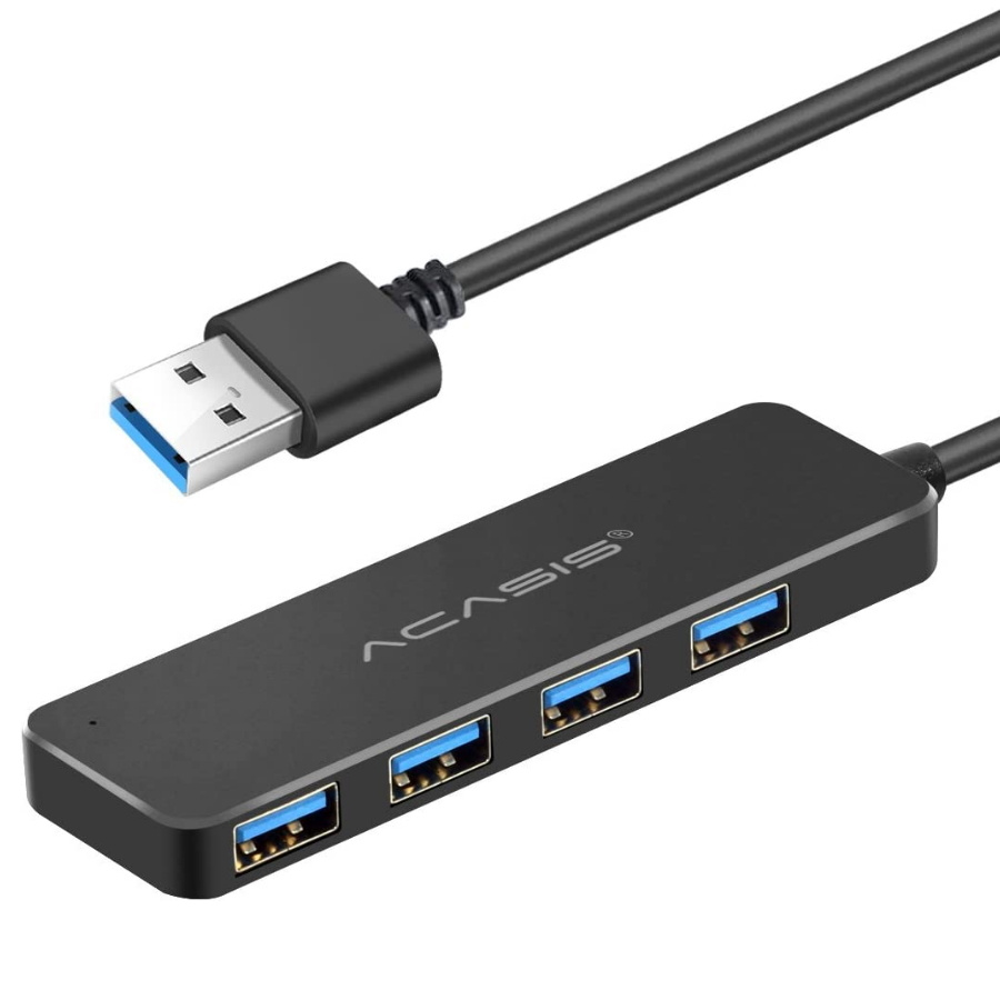 Хаб Acasis USB 3.0 Compact Portable High Speed Support Multipe USB Decice Hub for PC Laptop 4 Ports Extension #1