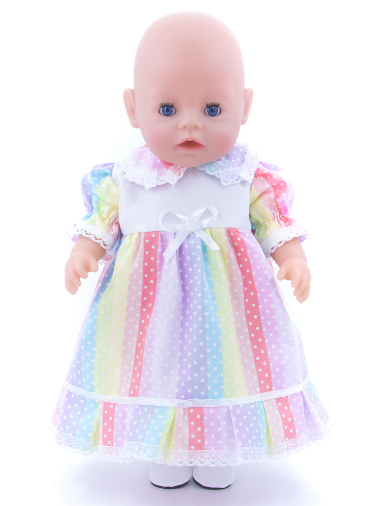 Одежда для кукол Модница Платье для пупса Беби Бон (Baby Born) 43 см разноцветный  #1