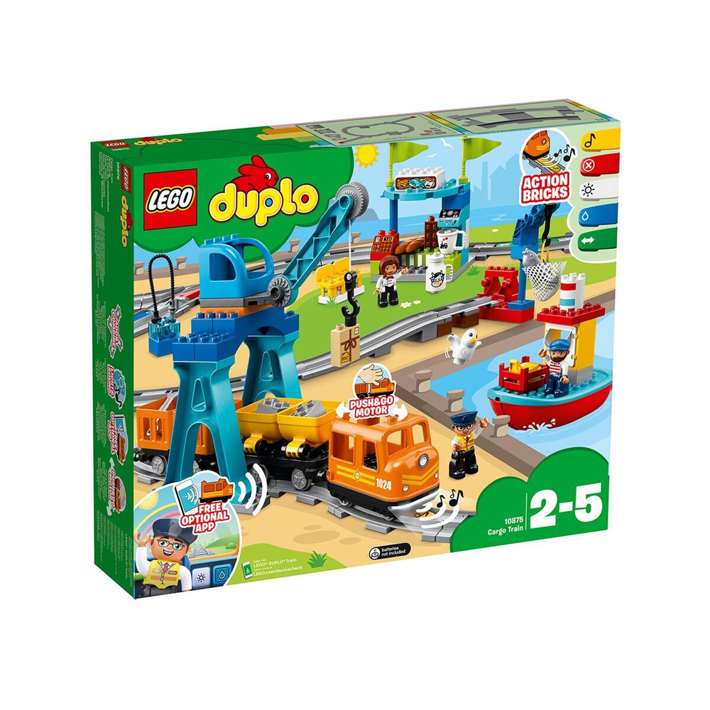 Конструктор Lego Duplo 10875 Грузовой поезд #1