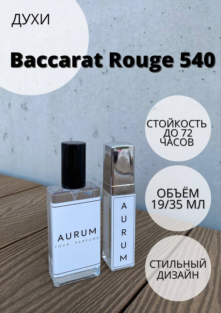 Вода парфюмерная Parfum Aurum_Baccarat Rouge 540_31877 19 мл #1