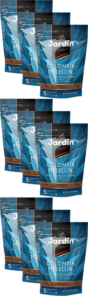Кофе Jardin Colombia Medellin растворимый 150 г, комплект: 9 упаковок по 150 г  #1