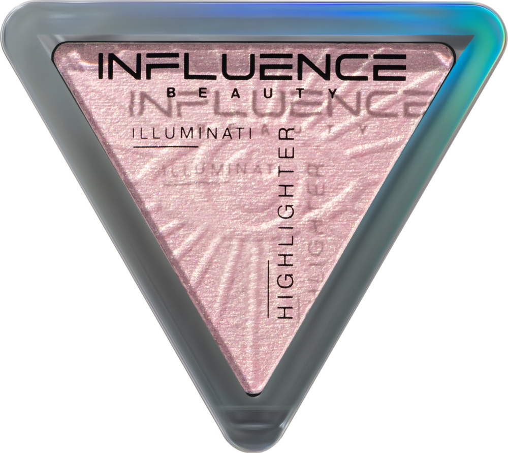 Influence Beauty Хайлайтер Тон 02 Нежно-розовый Illuminati Highlighter с эффектом влажного сияния  #1