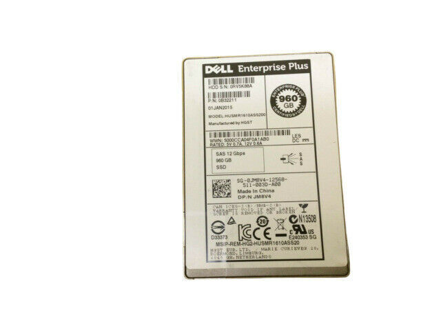 Dell 960 ГБ SSHD-диск 0B32211, JM8V4 (0B32211 JM8V4)  #1