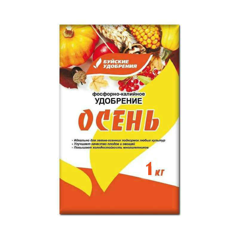 Фосфорно-калийное удобрение Осеннее 1 кг. Р2О5 5%, К2О 18%, Ca 8%, Mg 2,5% Буйские удобрения  #1