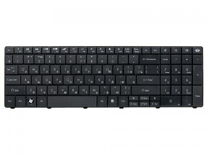 Клавиатура для ноутбука Packard Bell EasyNote LE11 TE11 LE11BZ TE11BZ TE11HC TE69, Gatewey NE56 NE71D #1