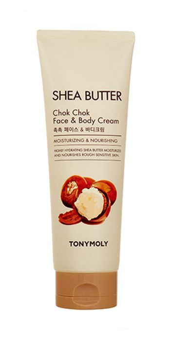 Tony Moly Крем для лица и тела с маслом ши Shea Butter Chok Chok Face & Body Cream, 250 мл  #1