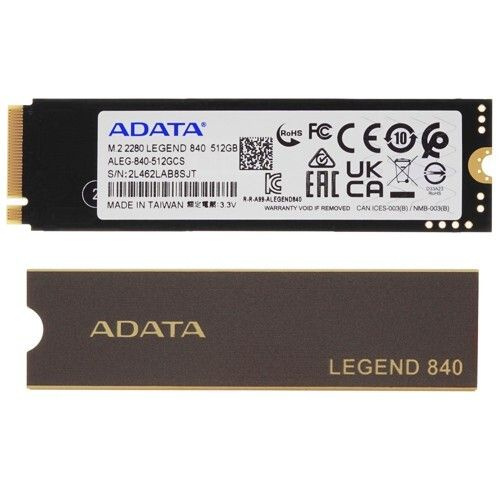 ADATA 512 ГБ Внутренний SSD-диск LEGEND 840 (ALEG-840-512GCS) (ALEG-840-512GCS) #1