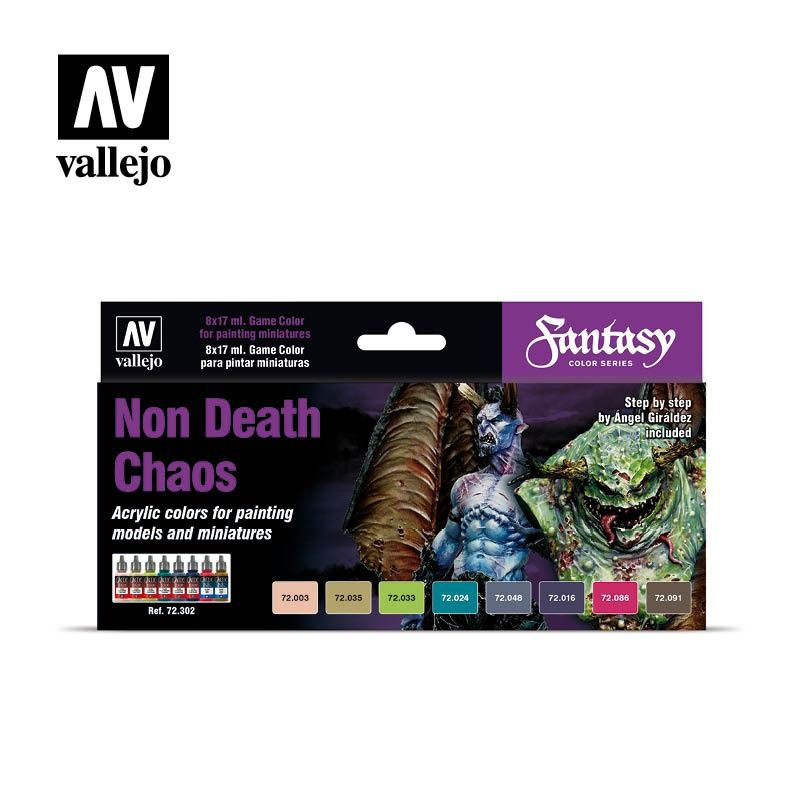 Набор красок VALLEJO GAME COLOR SET: Non Death Chaos (8) #1