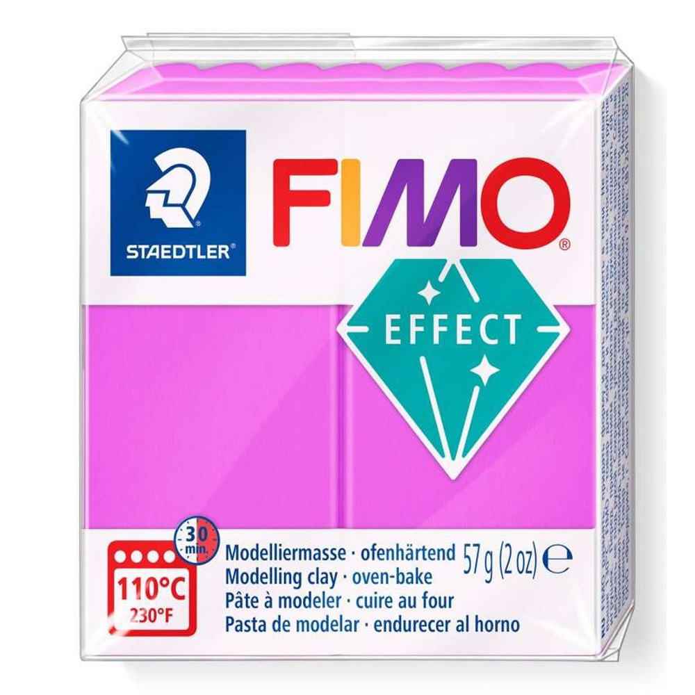 Масса для лепки Fimo effect, neon purple, 57 g #1