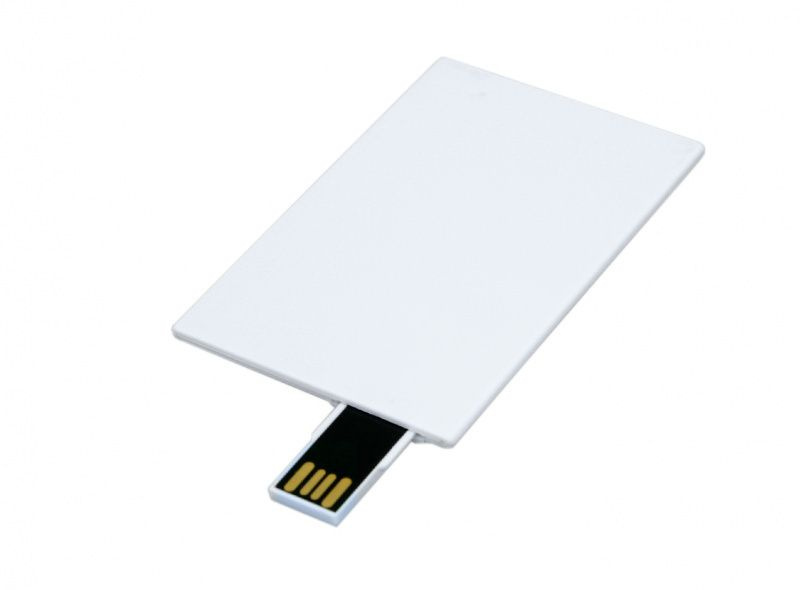 centersuvenir USB-флеш-накопитель Флешка Визитка USB 2.0 (card2) 4 ГБ, белый  #1