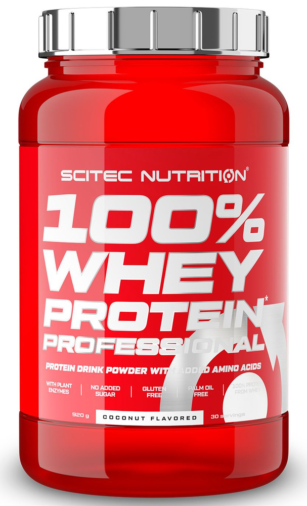 Протеин сывороточный Scitec Nutrition 100% Whey Protein Professional 920 г кокос  #1