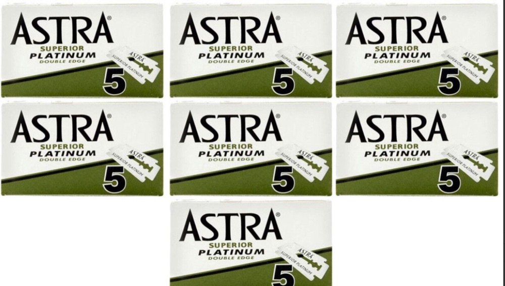 ASTRA SUPERIOR PLATINUM лезвия для бритья. 35 лезвий. #1