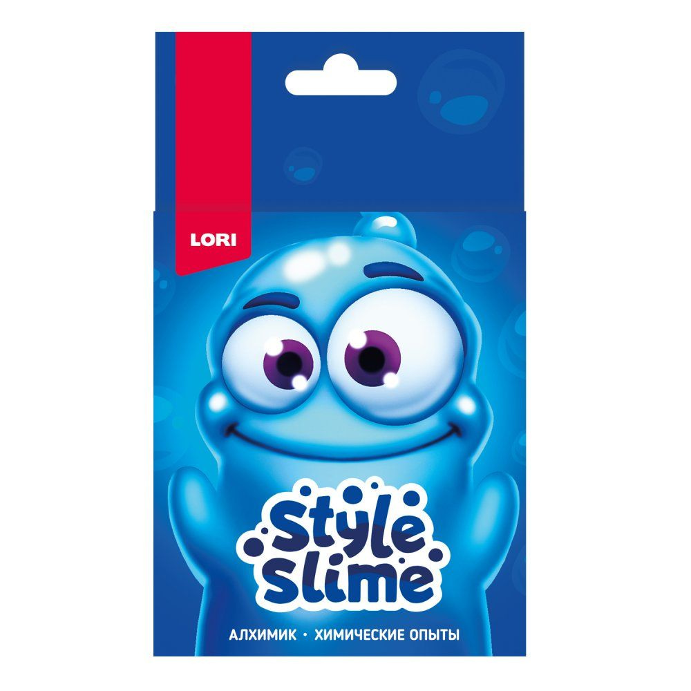 Набор химические опыты слайм Style Slime Голубой #1