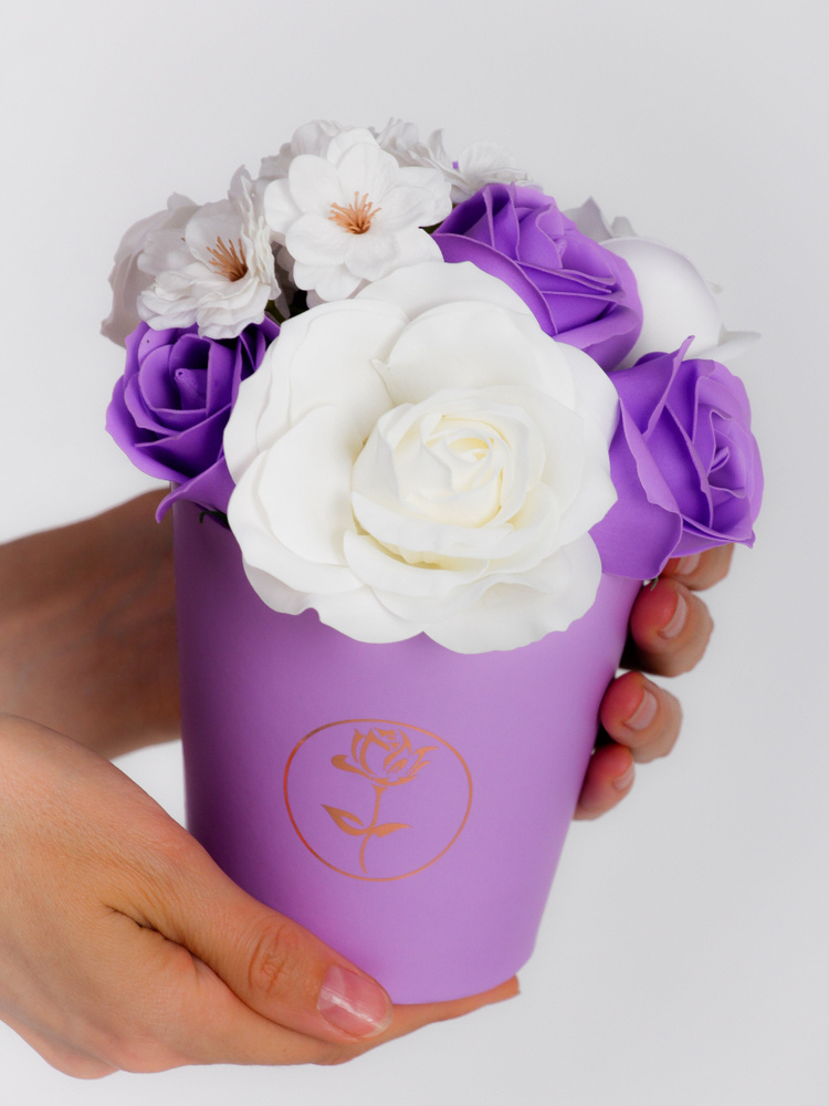 Букет из мыльных роз, цветы из мыла, Цветы на 14 февраля и 8 марта  #1