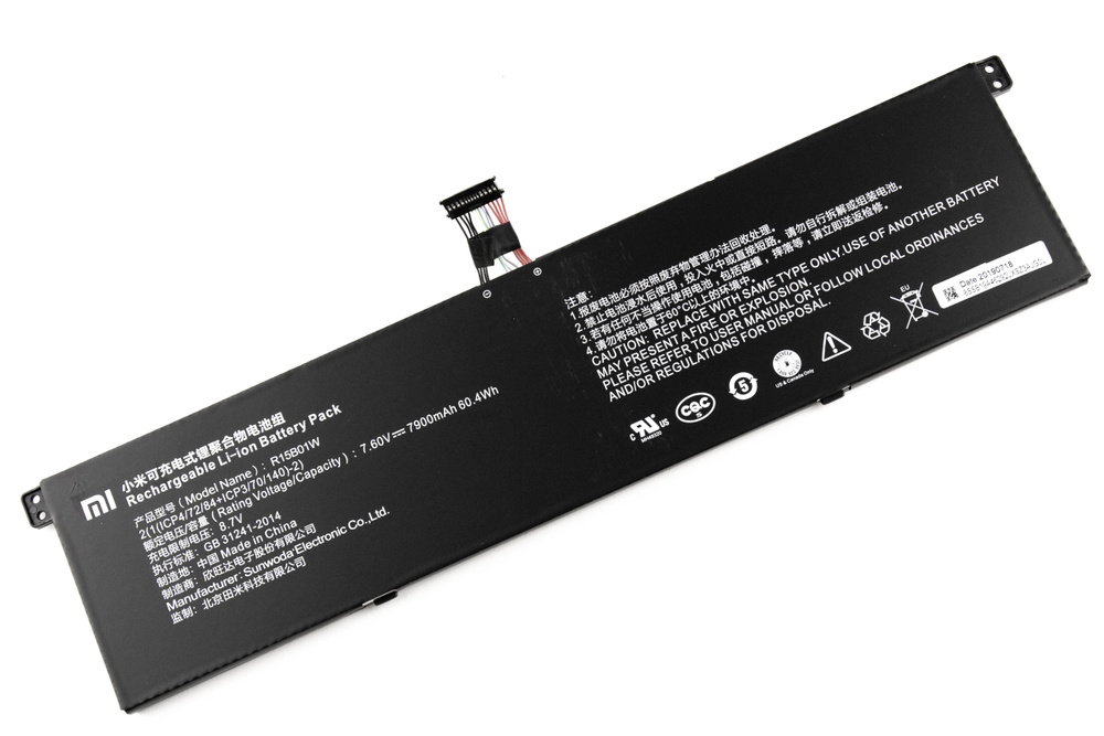 Аккумулятор для Xiaomi Mi Air 15.6 (7.60V 7900mAh) p/n: R15B01W #1