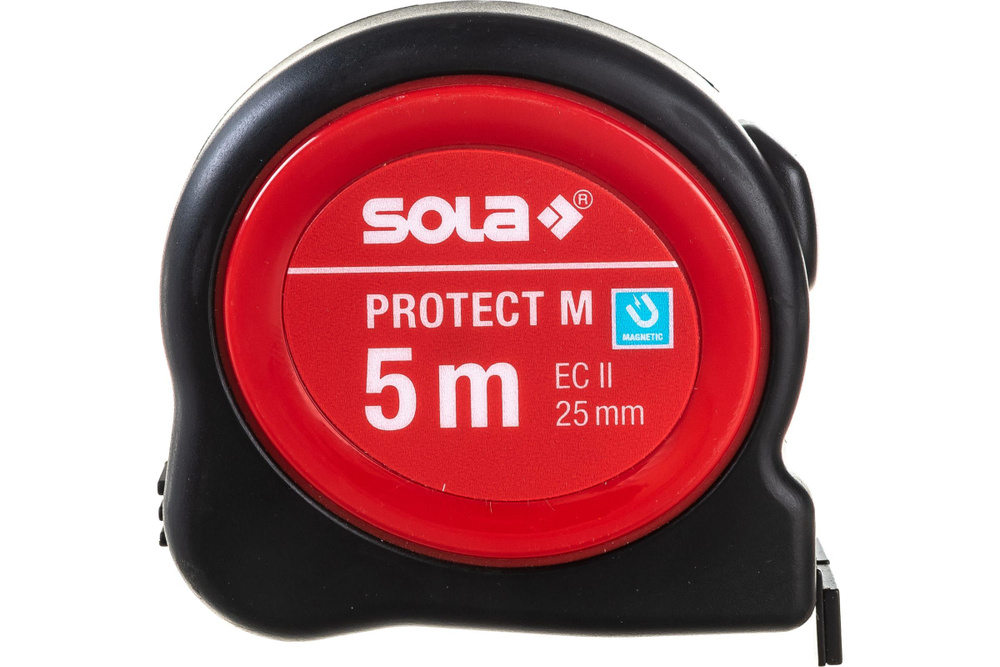 Рулетка Protect M PE 525, L 5 м, магнитная,50570601 Sola #1