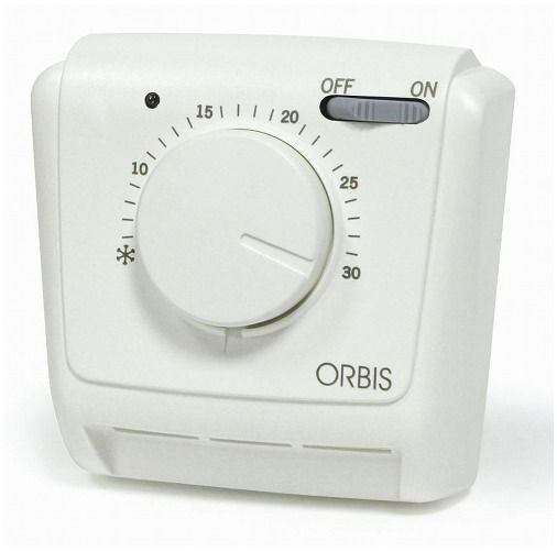 Терморегулятор/термостат ORBIS Clima MLI (10 А, накладной) для обогревателей, для электрических и газовых #1