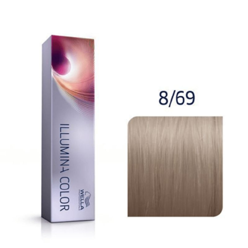 Wella Professionals Illumina Color Профессиональная стойкая крем-краска для волос 8/69 светлый блонд #1